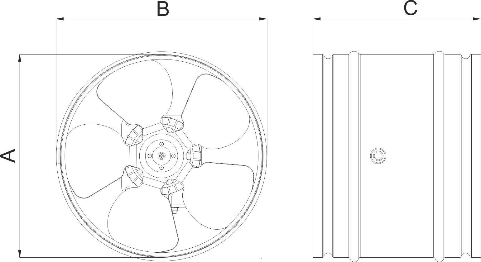 Wentylator kanałowy arw